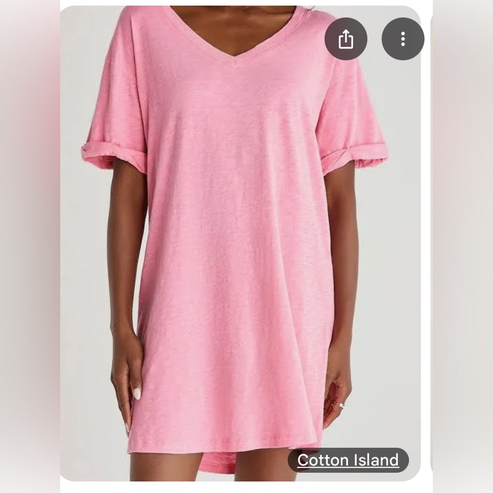 Z supply Pink V-Neck Dress